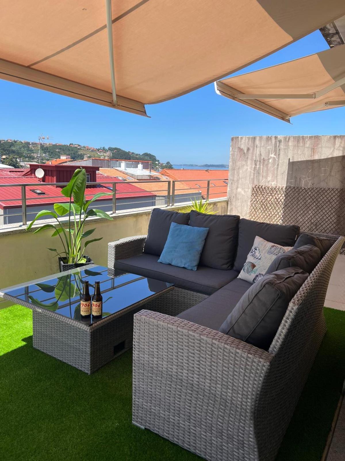 Apartamento Exclusivo Bueu Centro, 50M playa Exterior foto